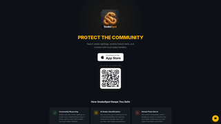 Screenshot of snakespot.io