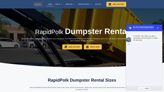 Thumbnail of rapidpolkdumpsterrental.com