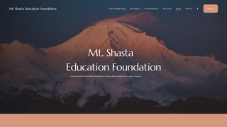 Thumbnail of mtshastaeducationfoundation.org