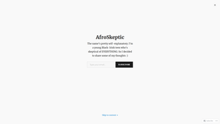 Thumbnail of afroskeptic.com