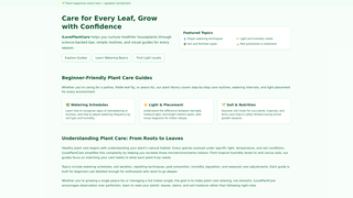 Thumbnail of iloveplantcare.com