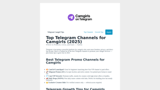 Thumbnail of camgirlsontelegram.com