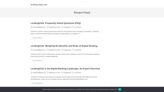 Thumbnail of lending-clubx.com