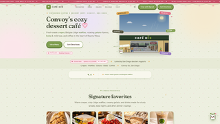 Screenshot of cafe-hue.com