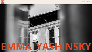 Screenshot of emmayashinsky.com