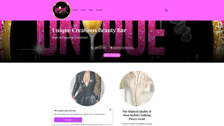 Thumbnail of uniquecreationsbeautybar.com