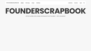 Thumbnail of founderscrapbook.com