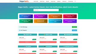 Thumbnail of rojgarnotify.com