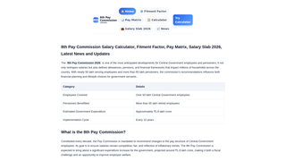 Thumbnail of 8thpaycommisionupdates.com