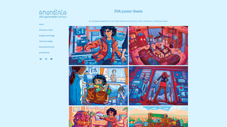 Screenshot of nandiniswork.com