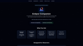 Screenshot of eclipsecompanion.com