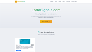 Thumbnail of lottosignals.com