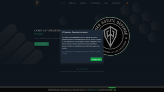 Thumbnail of cyberastutedefense.com