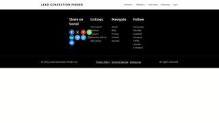 Thumbnail of leadgenerationfinder.com