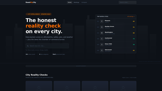 Screenshot of roastmycity.com