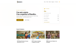 Screenshot of eurosidehustle.com