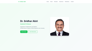Thumbnail of akirisridhar.com