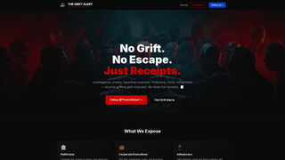 Screenshot of thegriftalert.com