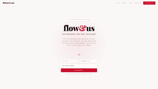 Screenshot of flowandus.com