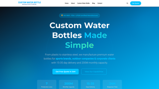 Thumbnail of customwaterbottlemanufacturer.com