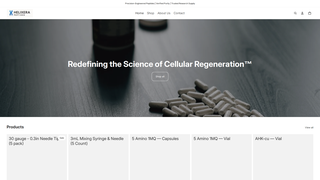 Thumbnail of helixerapeptides.com