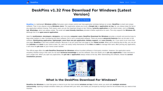 Thumbnail of deskpins.org