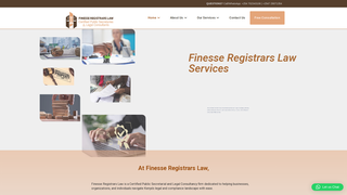 Thumbnail of finesseregistrarslaw.com