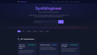 Screenshot of synthengineer.com