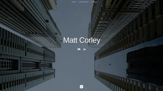 Thumbnail of aboutmattcorley.com
