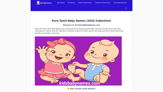 Thumbnail of puretamilbabynames.com