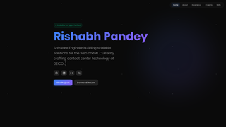 Thumbnail of rishabhxpandey.com