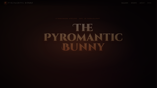 Screenshot of pyromanticbunny.com