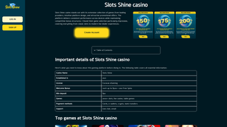 Thumbnail of slotsshine-casinos.com