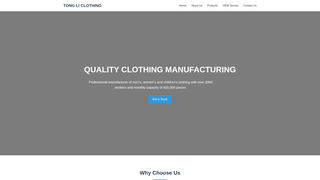 Thumbnail of tongliclothing.com