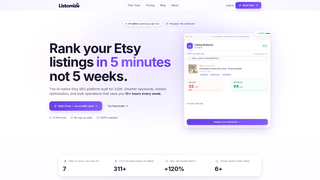 Screenshot of listomize.com