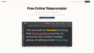 Screenshot of lilprompter.com