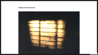 Thumbnail of wordsfrommyporch.com