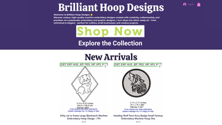 Thumbnail of brillianthoopdesigns.com