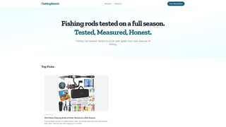 Screenshot of fishingbench.com