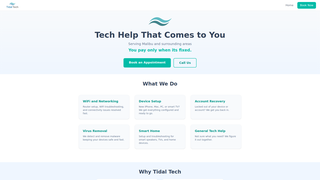 Screenshot of tidaltechco.com