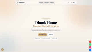 Screenshot of dboukhome.com