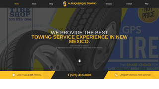 Thumbnail of albuquerque-towing.com