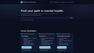 Thumbnail of professionsinmentalhealth.com