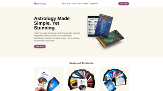 Thumbnail of pure-astrology.com