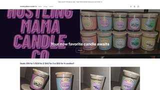Thumbnail of hustlingmamacandleco.com
