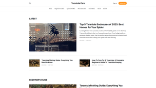 Thumbnail of tarantulacare.com