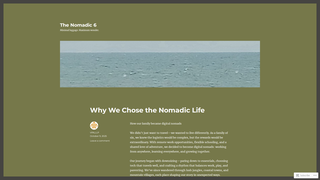 Thumbnail of thenomadic6.com