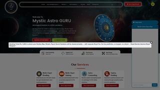 Thumbnail of mysticastroguru.com