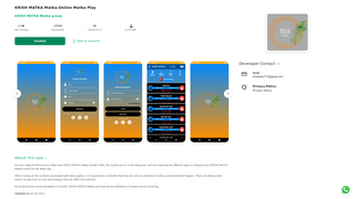 Thumbnail of krishmatka.com