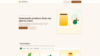 Thumbnail of gharkaorganic.com